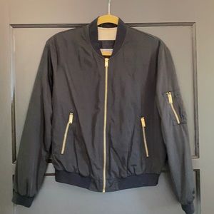 Zara Black Bomber Jacket Size Small